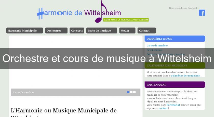 Orchestre et cours de musique à Wittelsheim Orchestre et cours de musique à Wittelsheim