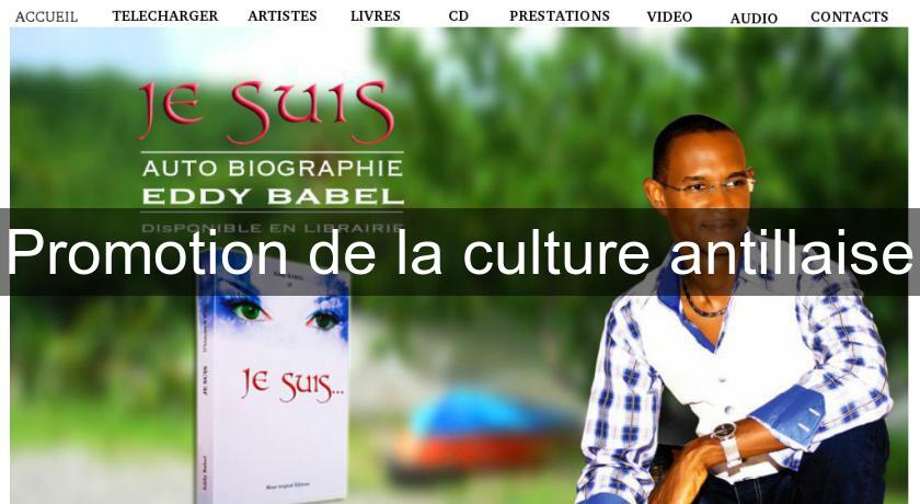 Promotion de la culture antillaise Promotion de la culture antillaise