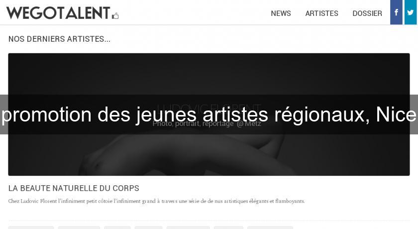 promotion des jeunes artistes régionaux, Nice promotion des jeunes artistes régionaux, Nice