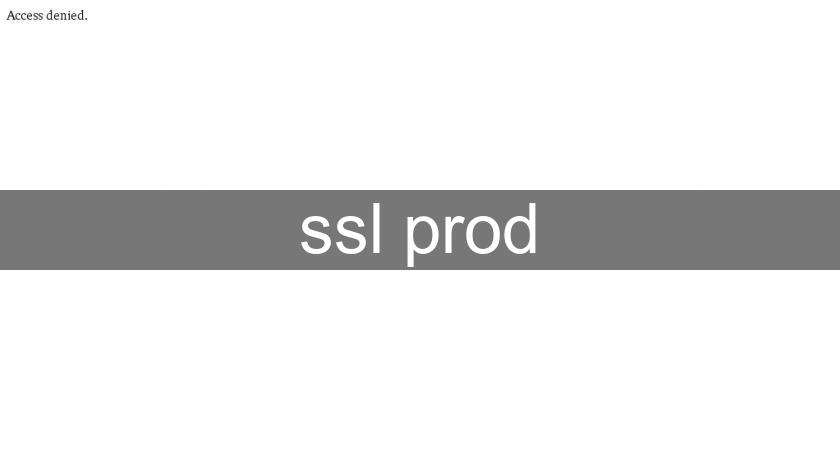 ssl prod ssl prod