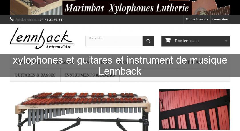 xylophones et guitares et instrument de musique Lennback xylophones et guitares et instrument de musique Lennback