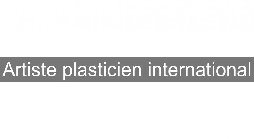 Artiste plasticien international Artiste plasticien international