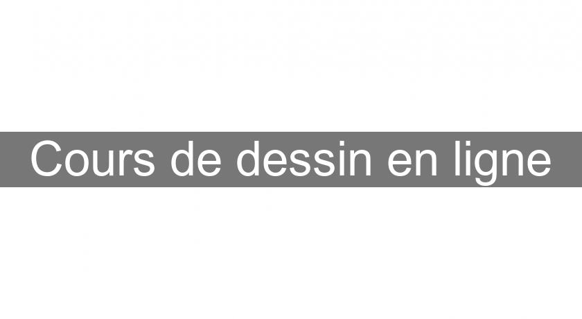 Cours de dessin en ligne Cours de dessin en ligne