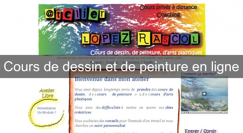 Cours de dessin et de peinture en ligne Cours de dessin et de peinture en ligne
