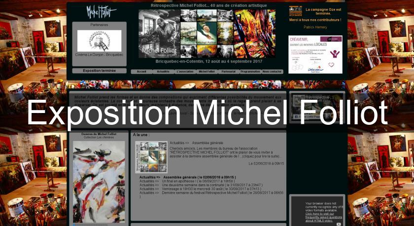 Exposition Michel Folliot Exposition Michel Folliot