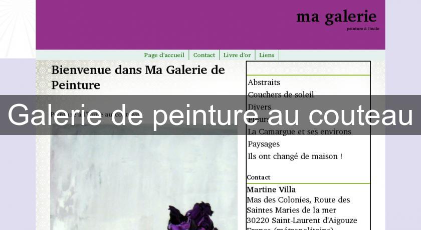 Galerie de peinture au couteau Galerie de peinture au couteau