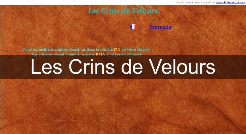 Les Crins de Velours Les Crins de Velours