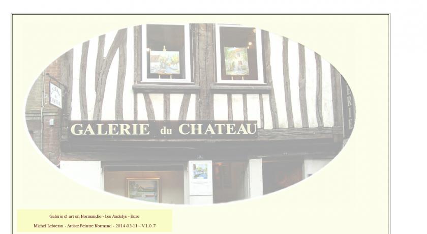 Peintre en Normandie - GALERIE du CHATEAU Peintre en Normandie - GALERIE du CHATEAU