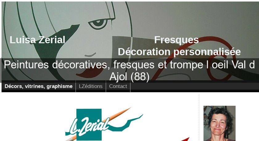 Peintures décoratives, fresques et trompe l'oeil Val d'Ajol (88) Peintures décoratives, fresques et trompe l'oeil Val d'Ajol (88)
