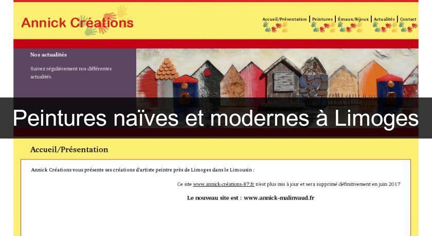 Peintures naïves et modernes à Limoges Peintures naïves et modernes à Limoges