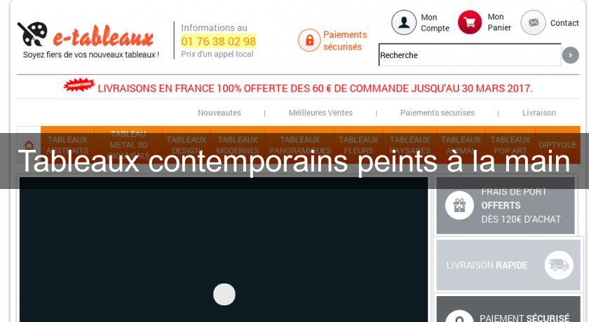 Tableaux contemporains peints à la main Tableaux contemporains peints à la main