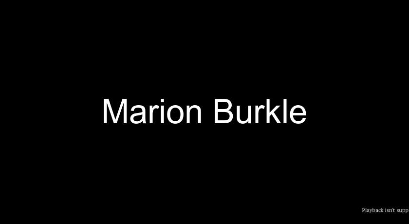 Marion Burkle Marion Burkle