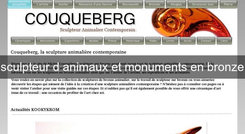 sculpteur d'animaux et monuments en bronze sculpteur d'animaux et monuments en bronze