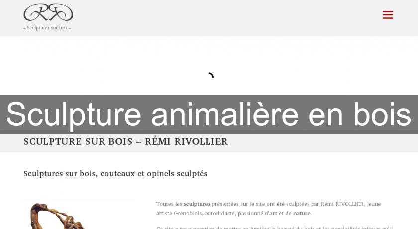 Sculpture animalière en bois Sculpture animalière en bois