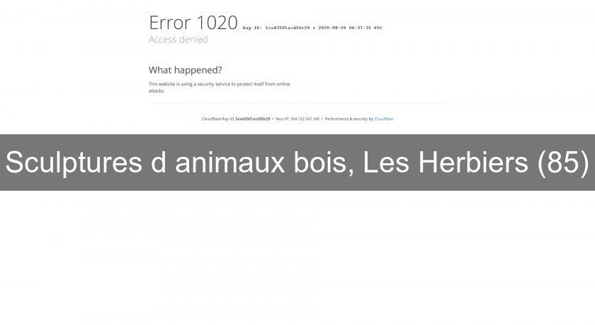 Sculptures d'animaux bois, Les Herbiers (85) Sculptures d'animaux bois, Les Herbiers (85)