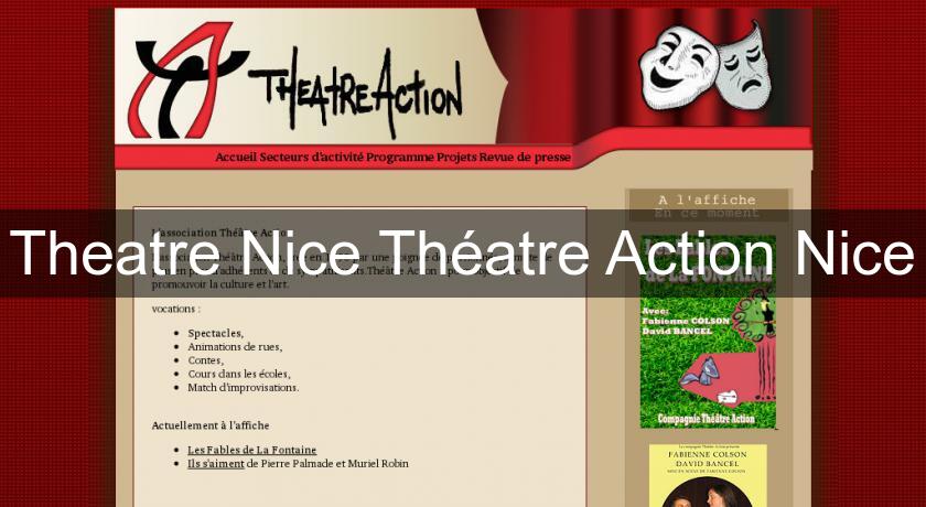 Theatre Nice Théatre Action Nice Theatre Nice Théatre Action Nice