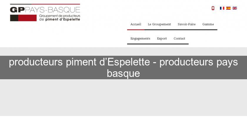 producteurs piment d’Espelette - producteurs pays basque producteurs piment d’Espelette - producteurs pays basque