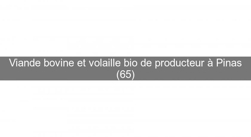 Viande bovine et volaille bio de producteur à Pinas (65) Viande bovine et volaille bio de producteur à Pinas (65)