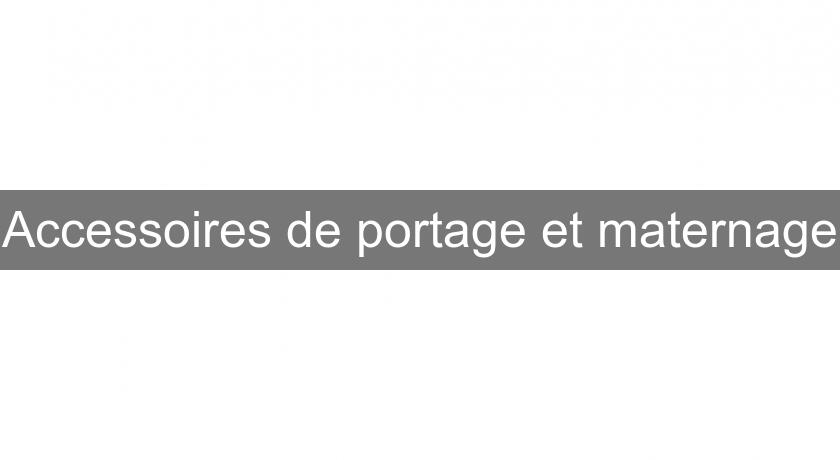 Accessoires de portage et maternage Accessoires de portage et maternage