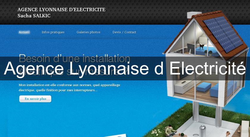 Agence Lyonnaise d'Electricité Agence Lyonnaise d'Electricité