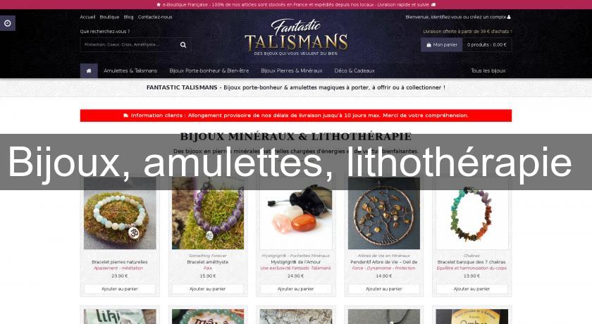 Bijoux, amulettes, lithothérapie Bijoux, amulettes, lithothérapie