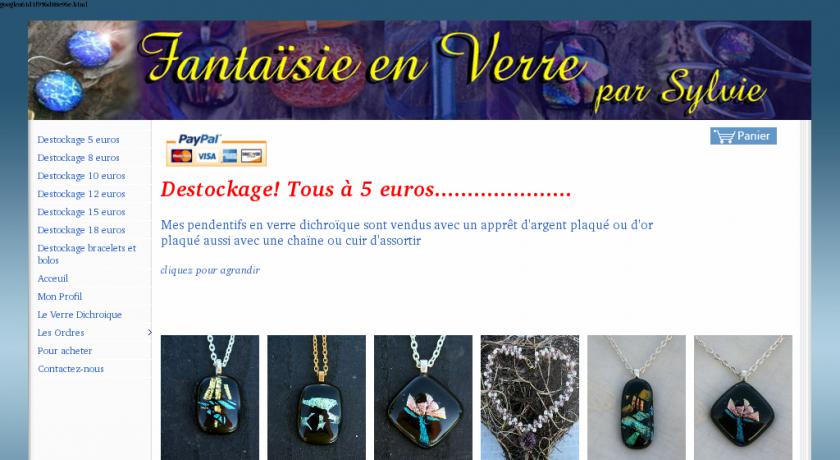 Bijoux fantaisies en verre dichroïque Bijoux fantaisies en verre dichroïque