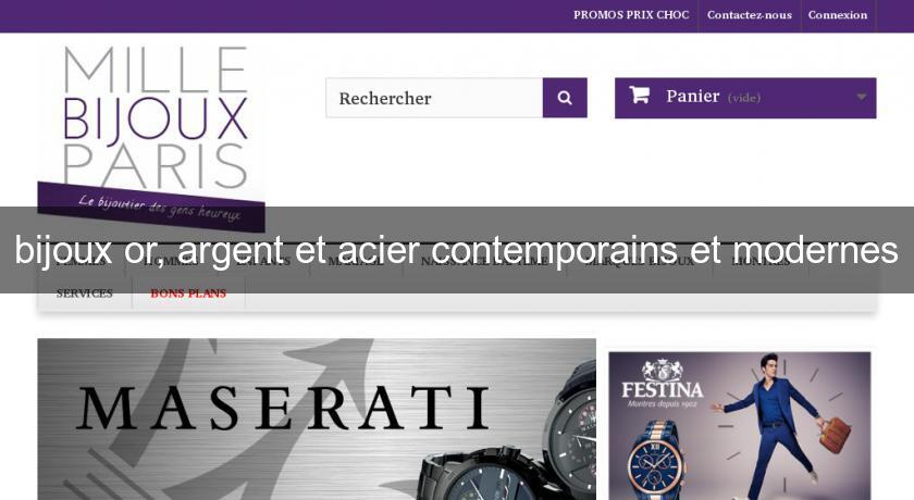 bijoux or, argent et acier contemporains et modernes bijoux or, argent et acier contemporains et modernes