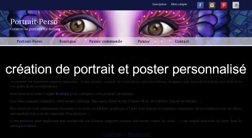 création de portrait et poster personnalisé création de portrait et poster personnalisé