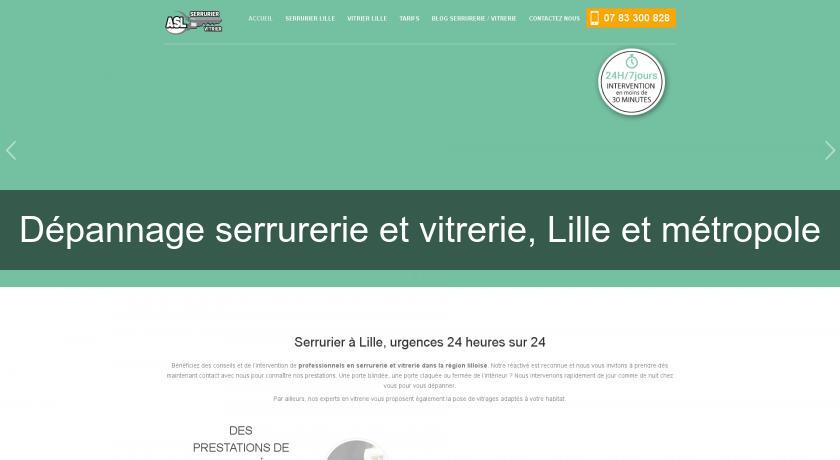 Dépannage serrurerie et vitrerie, Lille et métropole Dépannage serrurerie et vitrerie, Lille et métropole