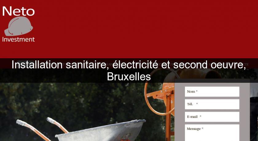 Installation sanitaire, électricité et second oeuvre, Bruxelles Installation sanitaire, électricité et second oeuvre, Bruxelles