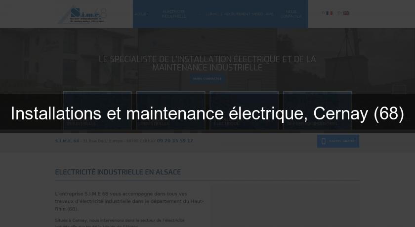 Installations et maintenance électrique, Cernay (68) Installations et maintenance électrique, Cernay (68)
