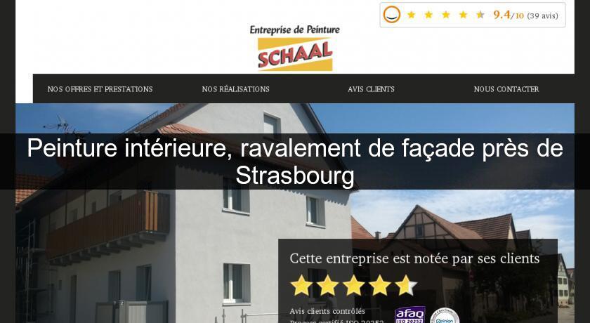Peinture intérieure, ravalement de façade près de Strasbourg Peinture intérieure, ravalement de façade près de Strasbourg