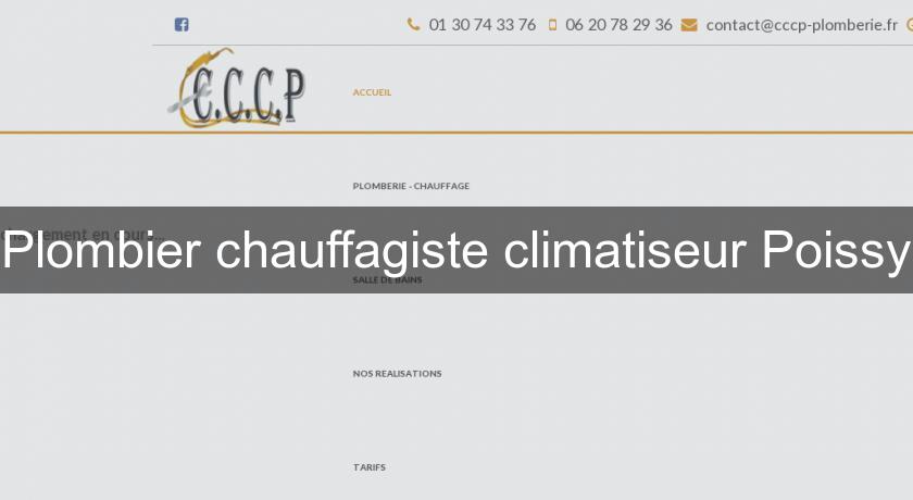 Plombier chauffagiste climatiseur Poissy Plombier chauffagiste climatiseur Poissy