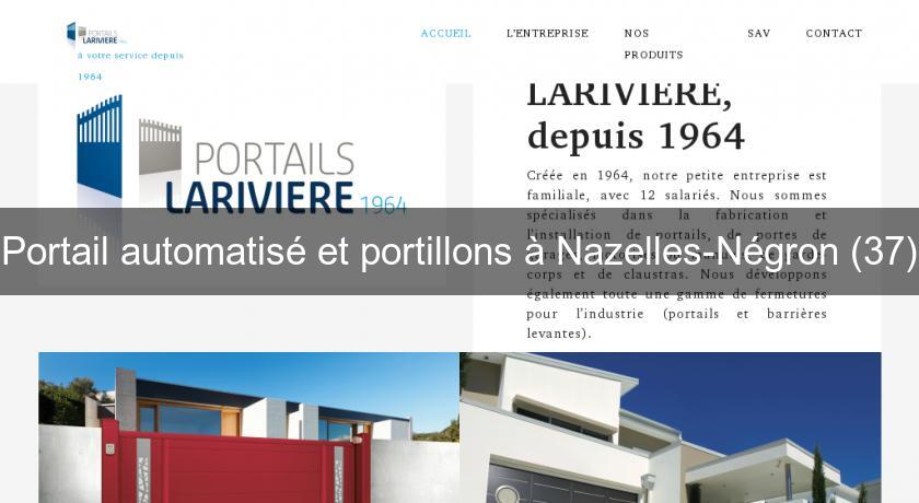 Portail automatisé et portillons à Nazelles-Négron (37) Portail automatisé et portillons à Nazelles-Négron (37)
