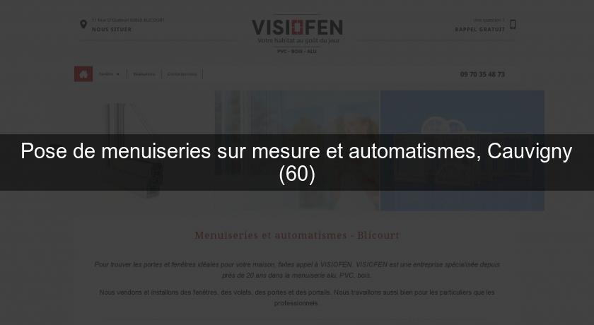 Pose de menuiseries sur mesure et automatismes, Cauvigny (60) Pose de menuiseries sur mesure et automatismes, Cauvigny (60)