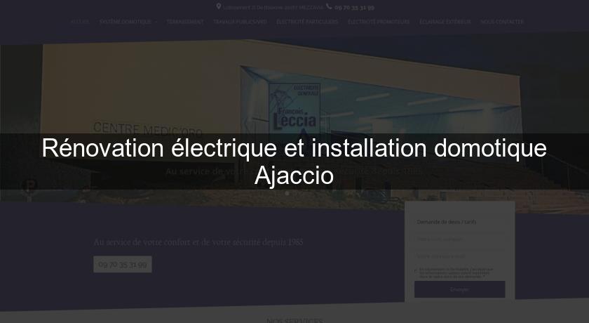 Rénovation électrique et installation domotique Ajaccio Rénovation électrique et installation domotique Ajaccio