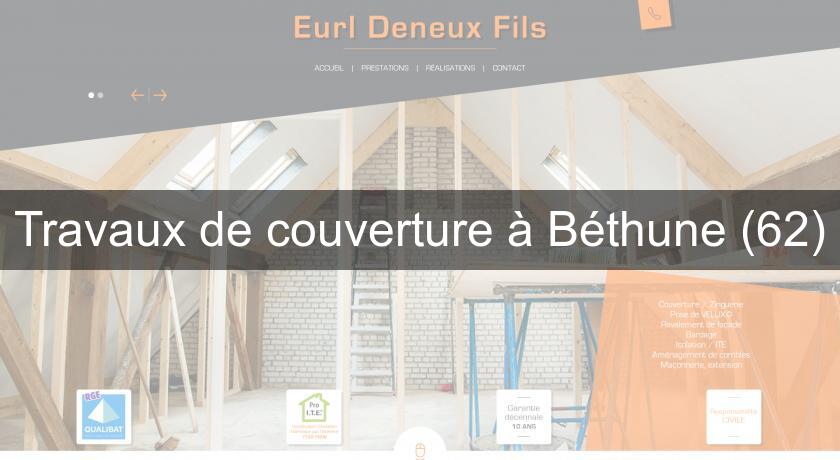 Travaux de couverture à Béthune (62) Travaux de couverture à Béthune (62)