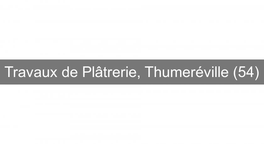 Travaux de Plâtrerie, Thumeréville (54) Travaux de Plâtrerie, Thumeréville (54)