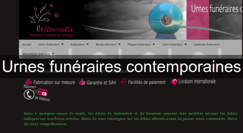Urnes funéraires contemporaines Urnes funéraires contemporaines