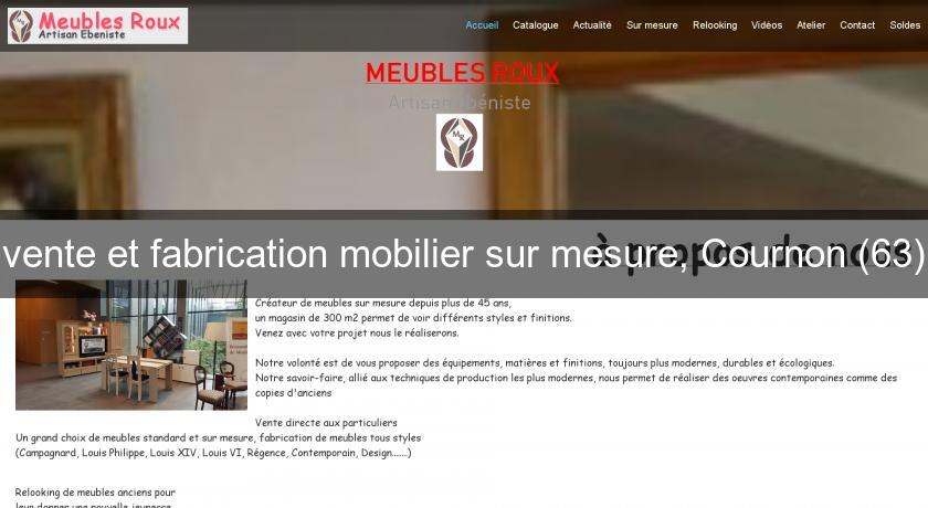 vente et fabrication mobilier sur mesure, Cournon (63) vente et fabrication mobilier sur mesure, Cournon (63)