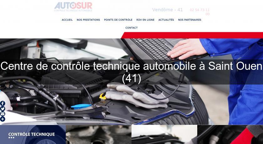 Centre de contrôle technique automobile à Saint Ouen (41) Centre de contrôle technique automobile à Saint Ouen (41)