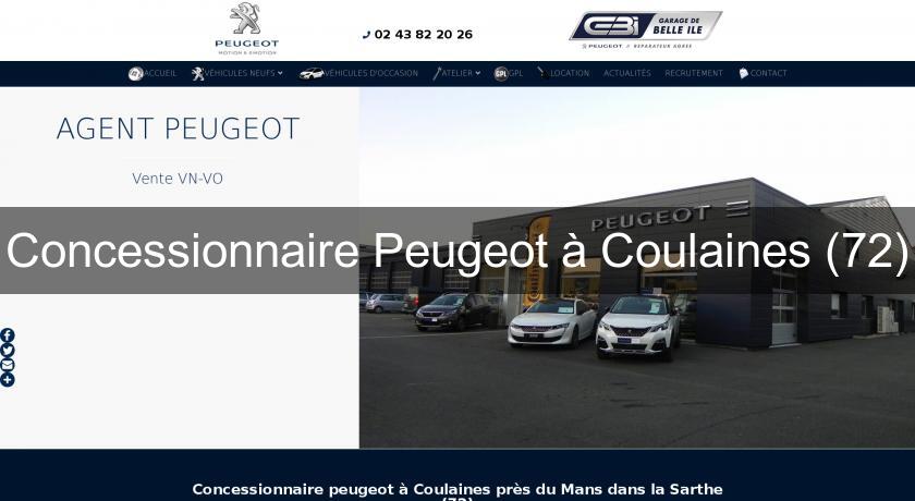 Concessionnaire Peugeot à Coulaines (72) Concessionnaire Peugeot à Coulaines (72)