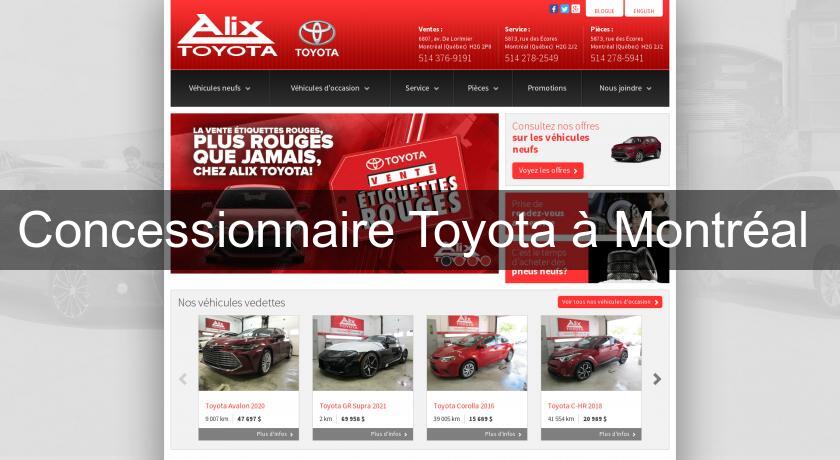 Concessionnaire Toyota à Montréal Concessionnaire Toyota à Montréal