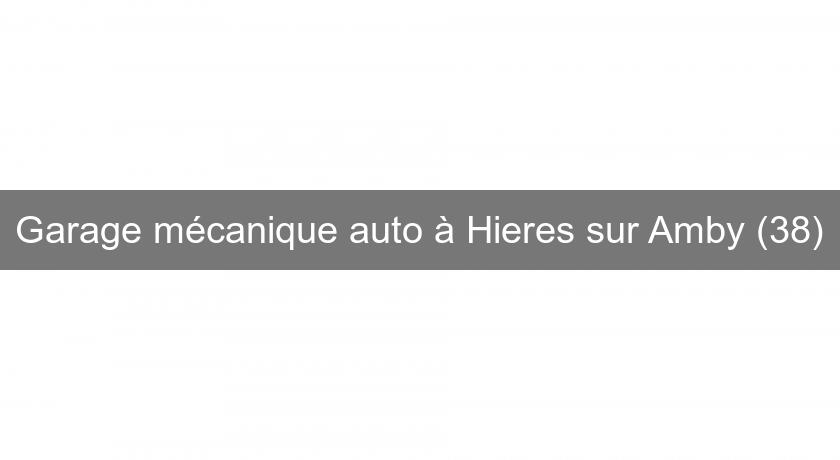 Garage mécanique auto à Hieres sur Amby (38) Garage mécanique auto à Hieres sur Amby (38)