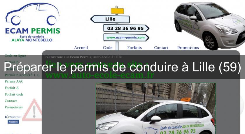 Préparer le permis de conduire à Lille (59) Préparer le permis de conduire à Lille (59)