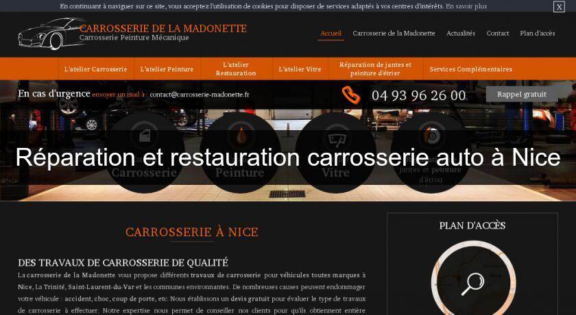 Réparation et restauration carrosserie auto à Nice Réparation et restauration carrosserie auto à Nice
