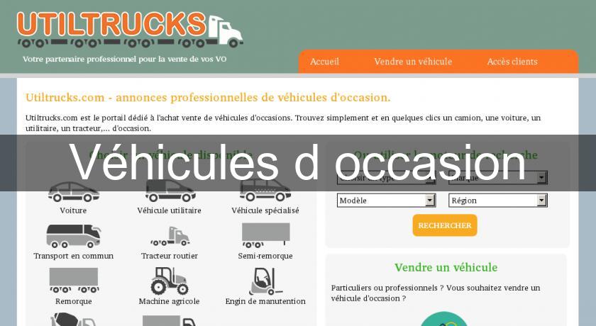 Véhicules d'occasion Véhicules d'occasion