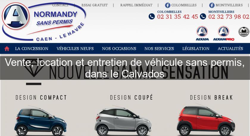 Vente, location et entretien de véhicule sans permis, dans le Calvados Vente, location et entretien de véhicule sans permis, dans le Calvados