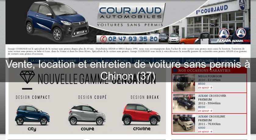 Vente, location et entretien de voiture sans permis à Chinon (37) Vente, location et entretien de voiture sans permis à Chinon (37)