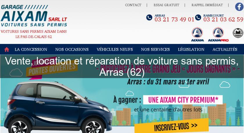 Vente, location et réparation de voiture sans permis, Arras (62) Vente, location et réparation de voiture sans permis, Arras (62)